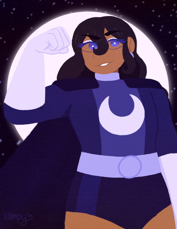 half body example of an oc