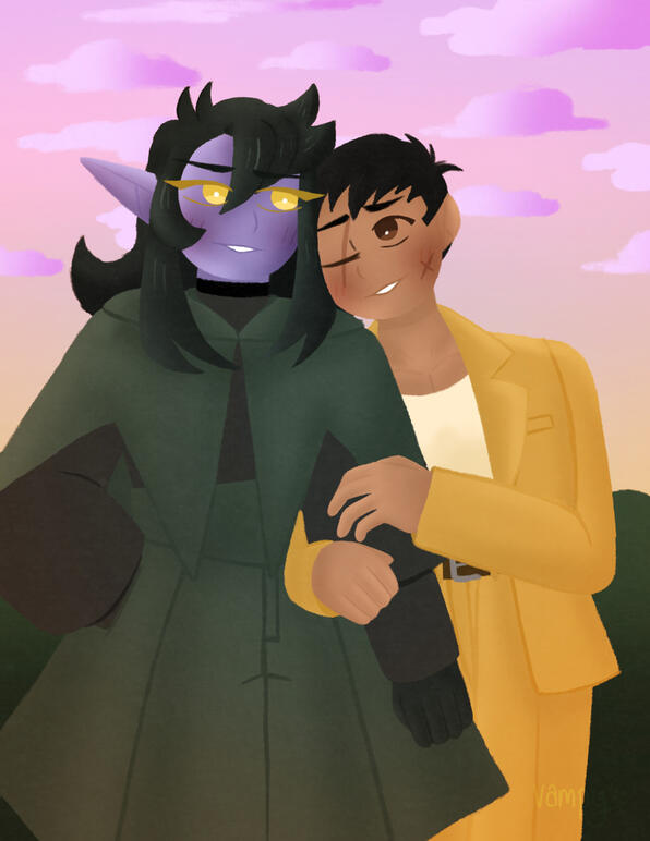 commission of an oc with yamcha from dragon ball