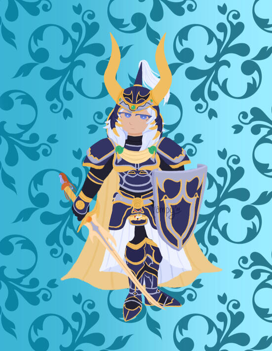 mini example of the warrior of light from final fantasy mini example of the warrior of light from final fantasy